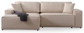 Sofá-Cama de Canto Pırlo – Ecru – 260x78x170 cm