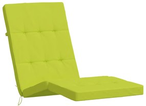 Almofadões cadeira terraço 2 pcs tecido oxford verde brilhante