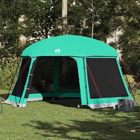 Tenda para piscina com mosca amovível e paredes de rede