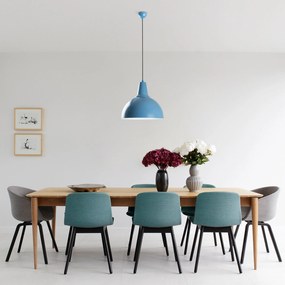 Candeeiro Suspenso com Altura Ajustável – Kure 2451 Light Blue – Azul