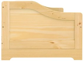 Sofá-cama com 3 gavetas 90x200 cm madeira de pinho maciça IRUN
