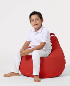 Puff de Jardim Premium Kids – Vermelho – 60x60x25 cm | Tribo Home