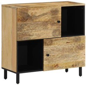 vidaXL Móvel de apoio 80x33x75 cm madeira de mangueira maciça