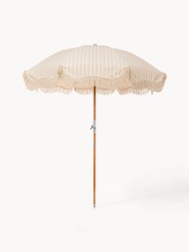 Guarda-sol de praia reclinável com franjas Retro, Ø 180 cm