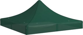 Outsunny Toldo Substituição 3x3 m Pérgola Jardim Cobertura Tenda Dobrável Resistente Intempéries Verde Escuro | Aosom Portugal