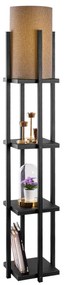 Candeeiro de Pé 7112 – Preto – 25 x 25 x 130 cm