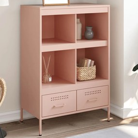 Móvel alto 68x39x101,5 cm aço rosa