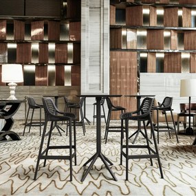 Banco de bar Air (1 UNIDADE) 45 x 105 x 53 cm Preto