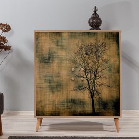 Armário Multiuso Multilux – Carvalho Sonoma – 95x111x36 cm