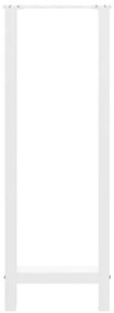 Pés para mesa de bar , brancos, 2 peças, 50x (110-111) cm, aço