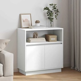 Sideboard com LED Branco 71x34,5x75 cm Madeira Engenharia