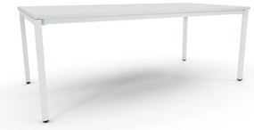 Mesas de Reuniões 2000x1000mm Alfa Branco / Branco