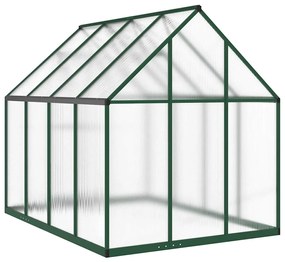 Estufa com estrutura base 224x169x195 cm alumínio verde