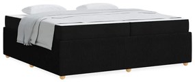 Estrutura da Cama Outros Preto 200 x 200 cm tecido