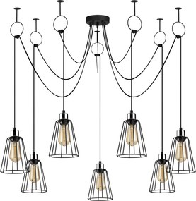 Candeeiro Tel – Preto – 135 cm x 130 cm