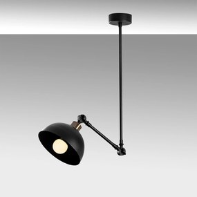 Candeeiro Suspenso Dram – Preto – 42 x 42 cm