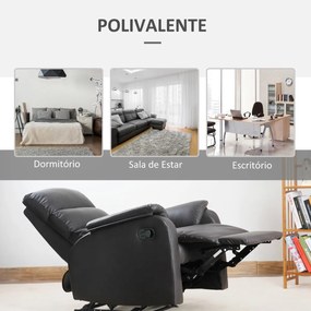 Poltrona Relax Courtsy Reclinável  - Design Moderno