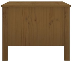 Mesa de centro 100x50x40 cm pinho maciço castanho mel