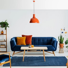 Candeeiro de Teto Kure – Laranja – Ø40 h:37 cm