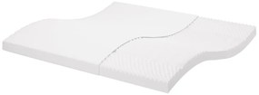 Colchão de espuma 200x200 cm 7 zonas dureza 20 ILD branco