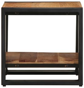 Mesa de Café vidaXL 40x50x38 cm Madeira Sólida de Acácia