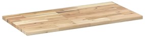 Prateleiras flutuantes 2pcs 60x40x2cm acácia maciça não tratada