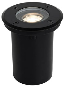 Refletor moderno para exterior preto 35 mm ajustável IP65 - Delux Moderno