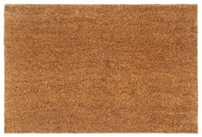 vidaXL Tapete de porta 60x90 cm fibra de coco tufada natural