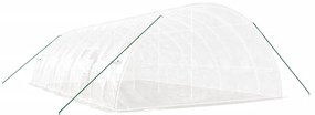 Estufa com estrutura de aço 60 m² 10x6x2,85 m branco