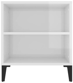 Móvel p/ TV 102x44,5x50 cm derivados madeira branco brilhante
