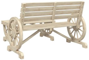 4 pcs conjunto lounge de jardim madeira de abeto maciça