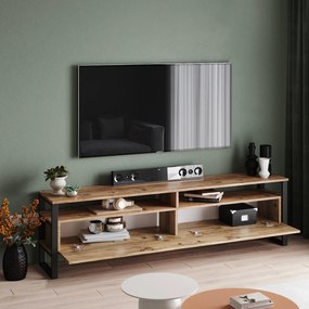 Móvel de TV "Horizon" – Pinho Atlântico - 180x35.5x56 cm – Design Mode