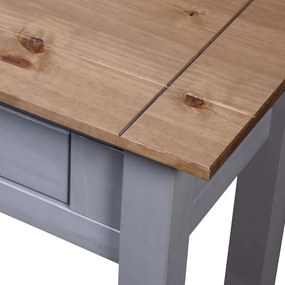 Mesa consola 110x40x72 cm pinho maciço Panama cinzento