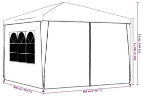 Tenda para festas 3x3 m branco