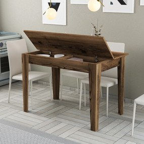 Mesa de Cozinha Kiev – Nogueira – 110x75x72 cm