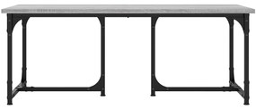 Mesa de centro 90x50x35 cm derivados madeira cinzento sonoma