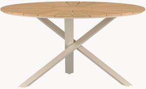 Mesa de jardim redonda com tampo em madeira de teca Mexico, Ø 140 cm