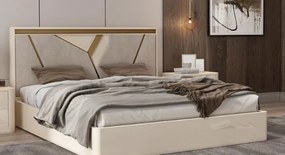 Cama Toronto 01 p/colchão 160x200cm (Lacado | Estofado | Personalizavel) - Não