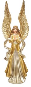 Anjo Natal com Asas Dourado 10.8X8.8X32.6cm