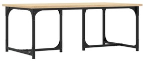 Mesa de centro 90x50x35 cm derivados madeira carvalho sonoma