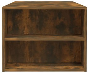 Mesa de centro 102x55x42 cm madeira processada carvalho fumado