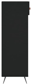 Sapateira 60x35x105 cm derivados de madeira preto