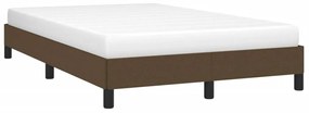 Estrutura de cama sem colchão 120x190cm castanho escuro