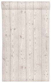 Papel parede 3D grão de madeira 10x0,53 m não-tecido cinza