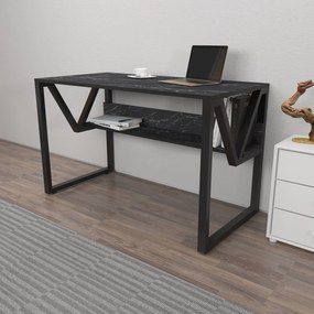 Secretária Lona – Preto – 120 cm x 72,8 cm x 60 cm
