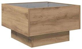 Mesa de centro carvalho artisiano 50 x 50 x 30 cm
