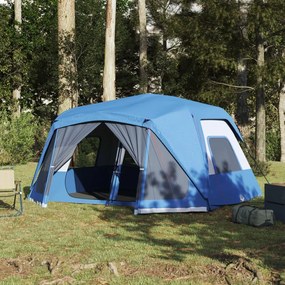 vidaXL Tenda familiar 10 pessoas libertação rápida impermeável verde