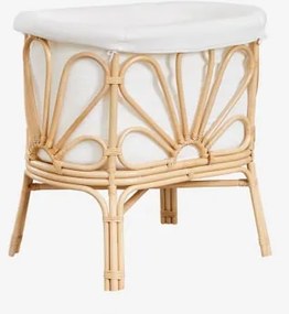 Minicama Em Rattan Com Colchão Dahlia Kids Natural - Sklum