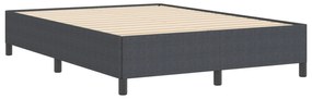 Cama vidaXL Cinza Escuro 140x200 cm Tecido de Corda