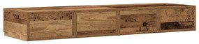 gavetas de cama vidaXL madeira antiga 120x36,5x16,5 cm madeira engenhe